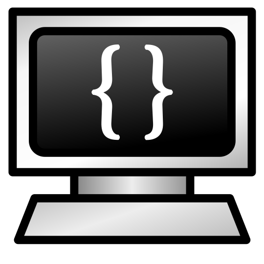 Icon Bildschirm mit Code