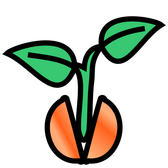 Icon Samen mit Spross